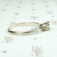 Quintessential Mid Century Diamond Engagement Ring