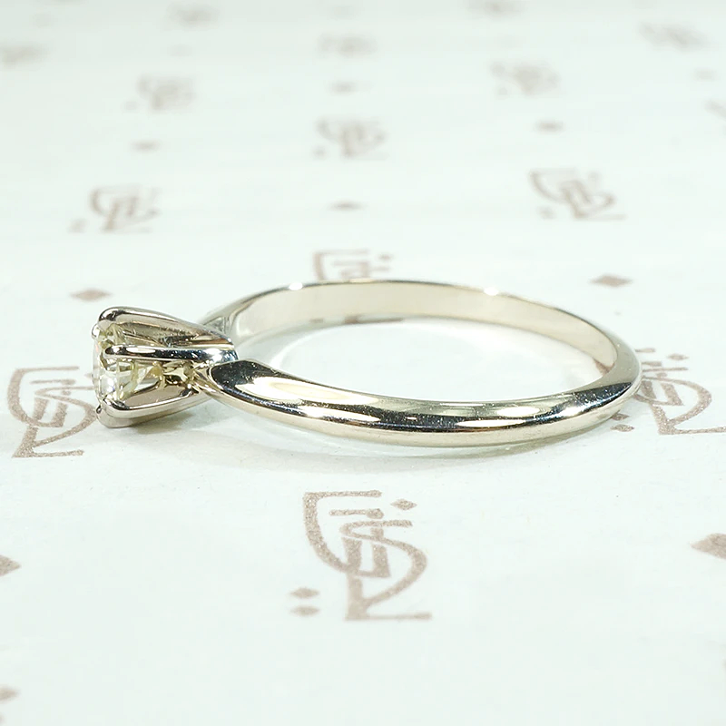 Quintessential Mid Century Diamond Engagement Ring
