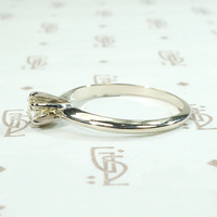 Quintessential Mid Century Diamond Engagement Ring