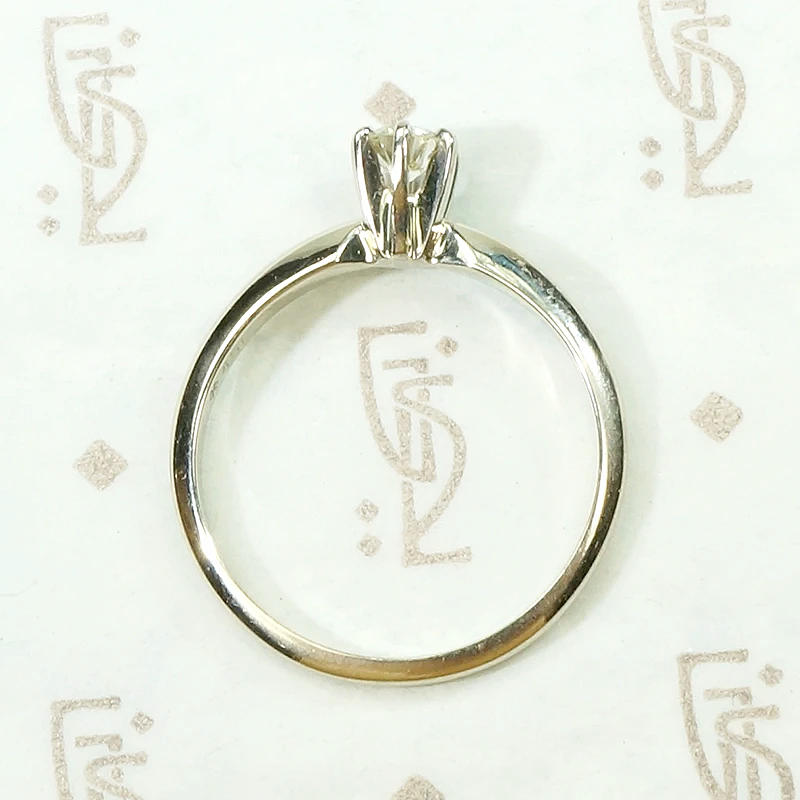 Quintessential Mid Century Diamond Engagement Ring