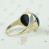 lapis ring back view