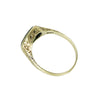 Larter and Sons Green Gold Gem set Ring - Gem Set Love