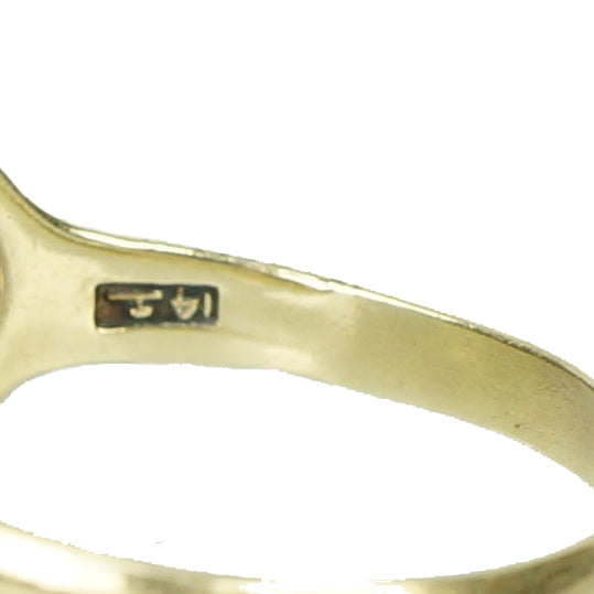 Larter and Sons Green Gold Gem set Ring - Gem Set Love