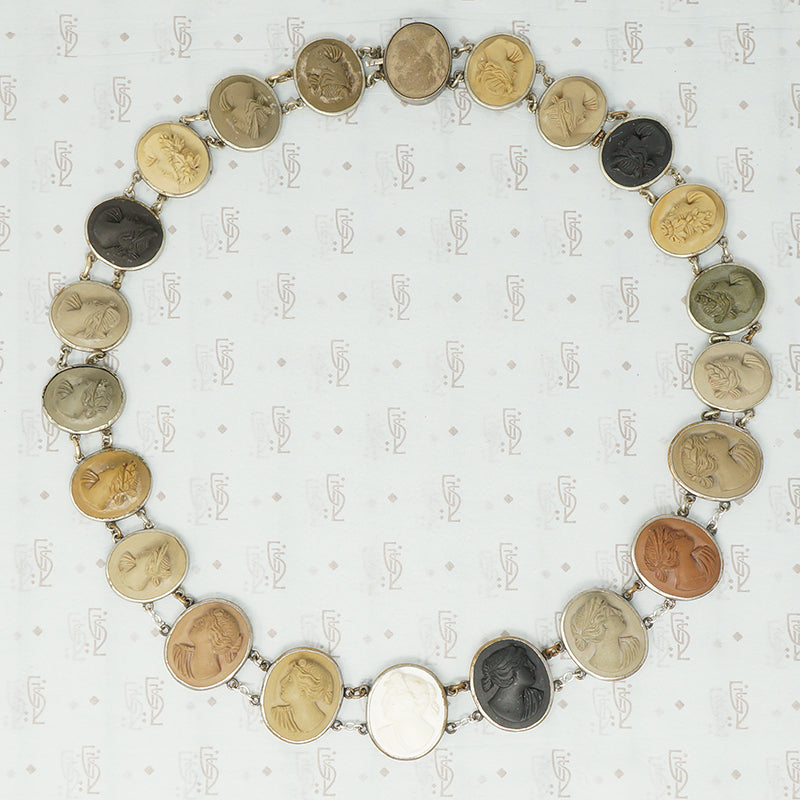 lava cameo necklace