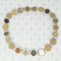 lava cameo necklace back view