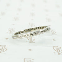 Channel Set Diamond Deco Eternity Band