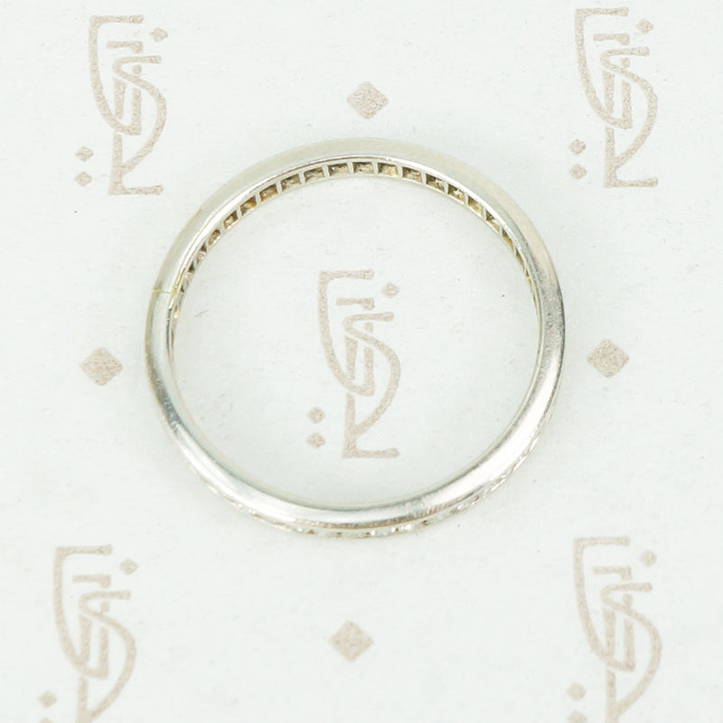 Channel Set Diamond Deco Eternity Band