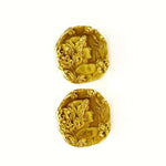 Signed 14k Carter & Gough Art Nouveau Cufflinks in Box