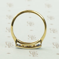 Edwardian Sapphire and Diamond Band in Platinum and 18k