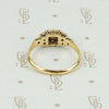 Romantic 1930s Diamond Band in Platinum and 18K