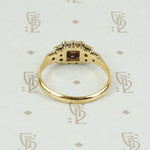Romantic 1930s Diamond Band in Platinum and 18K