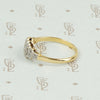 Romantic 1930s Diamond Band in Platinum and 18K