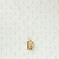 Jaunty Striped Victorian Locket