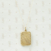 Jaunty Striped Victorian Locket