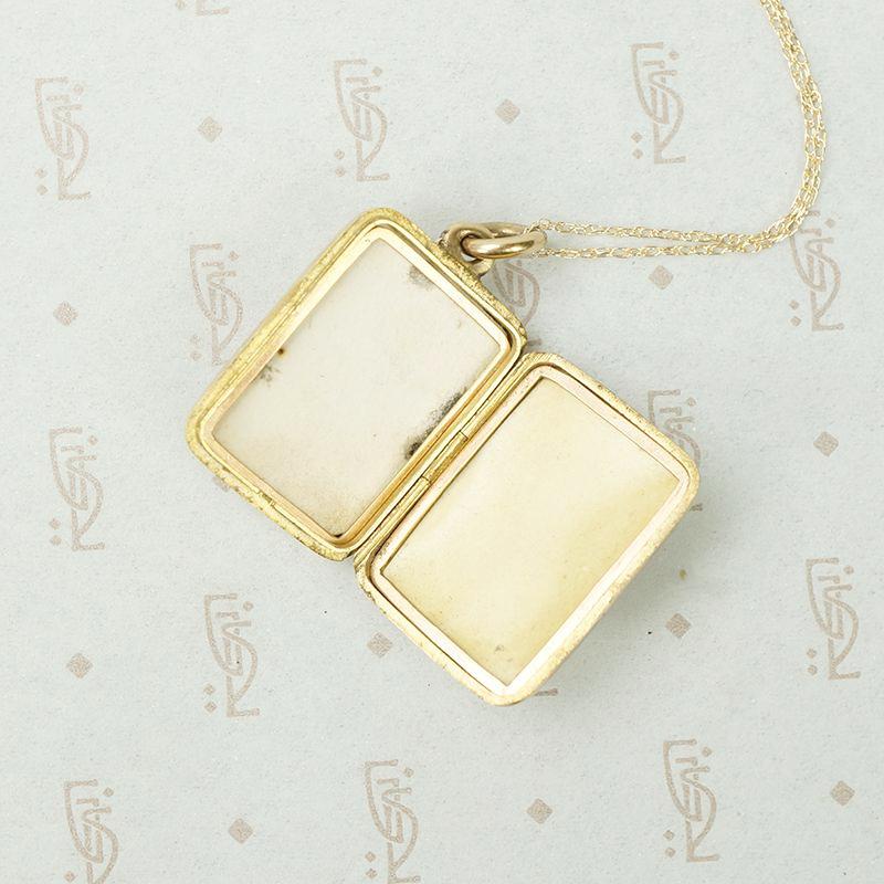 Jaunty Striped Victorian Locket