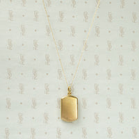 Refined Edwardian Locket in Rosy Gold