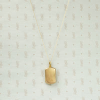 Refined Edwardian Locket in Rosy Gold
