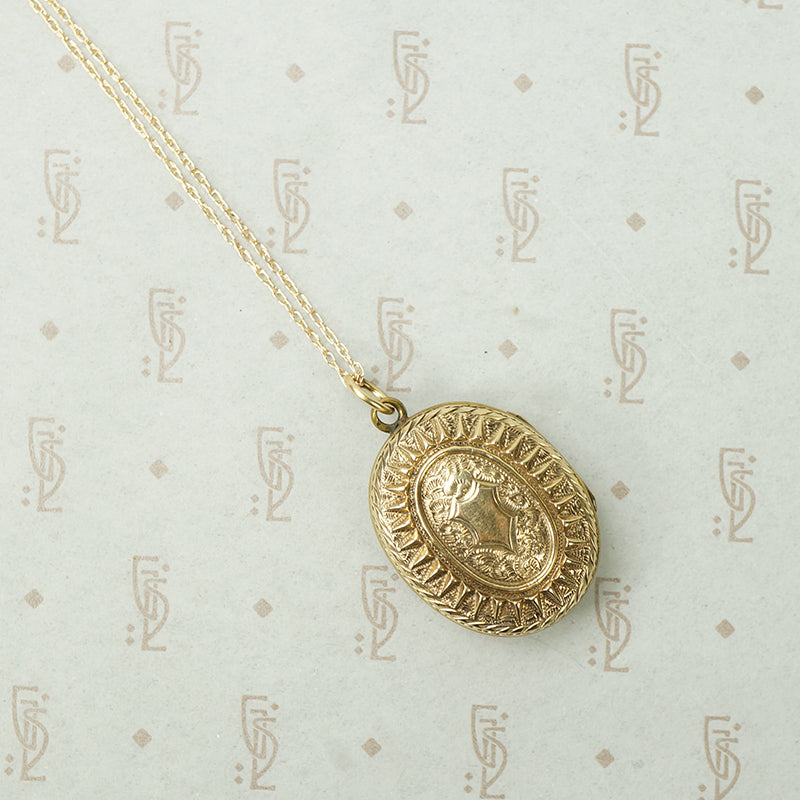 Charming Gold Victorian Locket