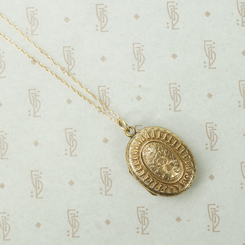 Charming Gold Victorian Locket