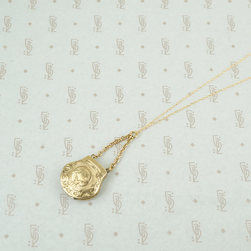 Unusual Victorian Purse-Shaped Locket