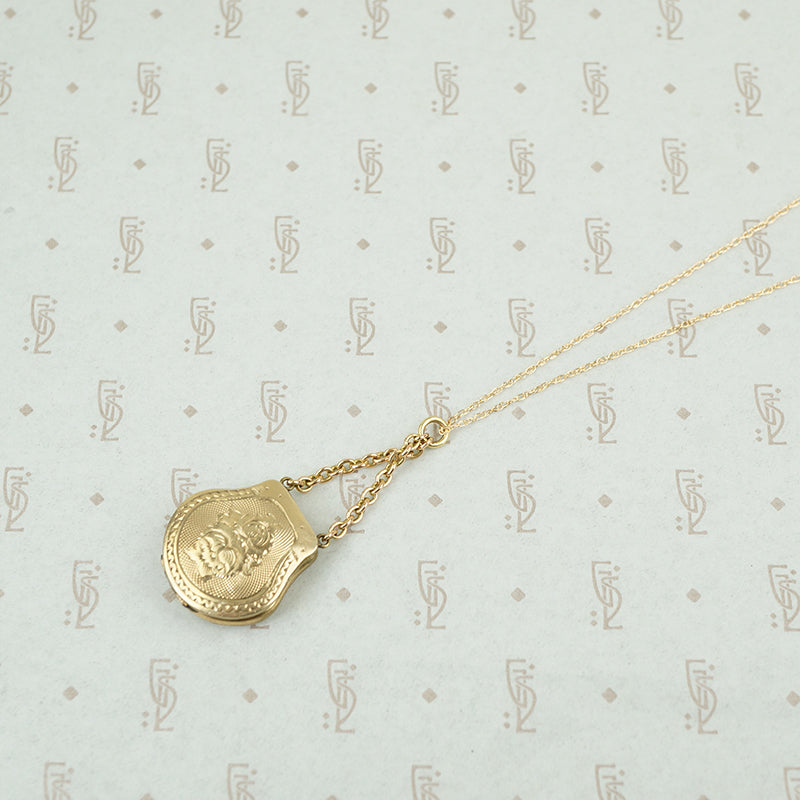 Unusual Victorian Purse-Shaped Locket