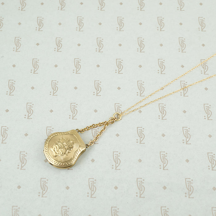 Unusual Victorian Purse-Shaped Locket