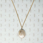 Victorian Gold Sheet Flower Locket