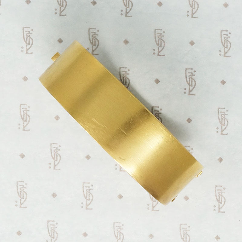 Luxuriously Detailed Pinchbeck Hinged Bangle