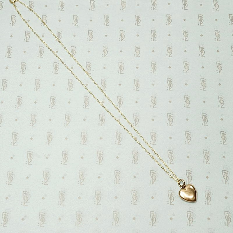 Antique Heart Locket in 18k Rose Gold