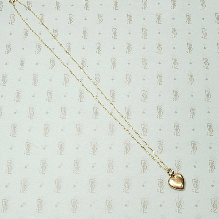Antique Heart Locket in 18k Rose Gold