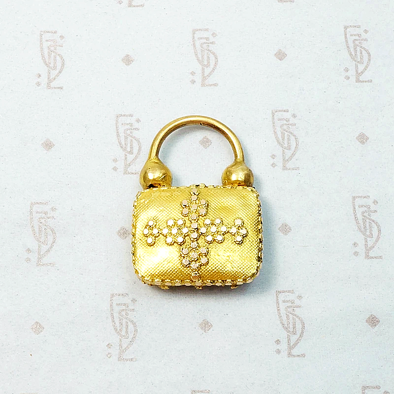 Purse Shaped Georgian Regard Locket 