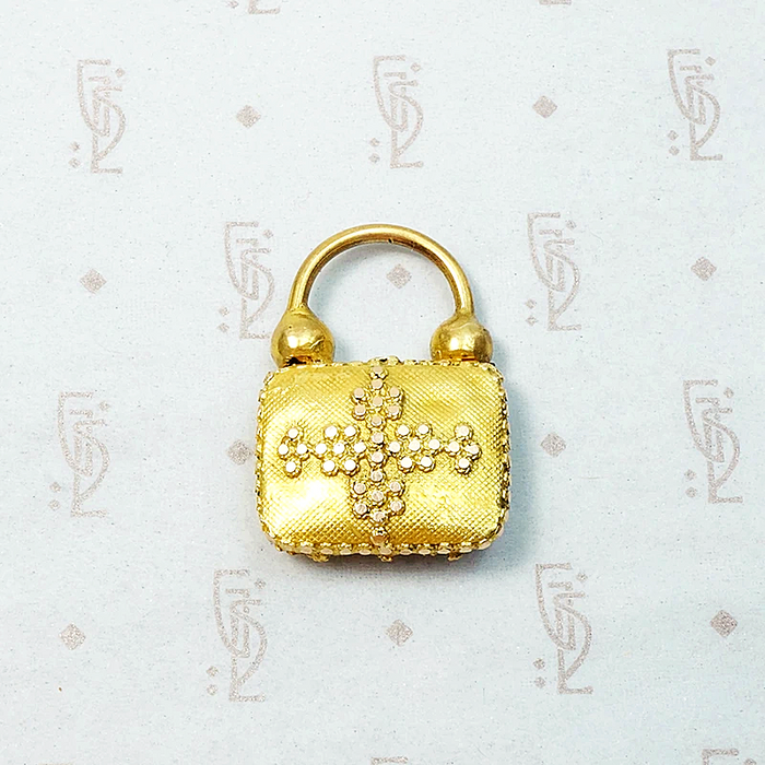 Purse Shaped Georgian Regard Locket 
