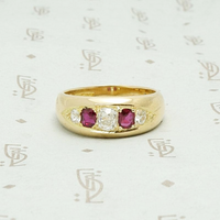 Chunky Cupcake Diamond & Ruby Gypsy Band