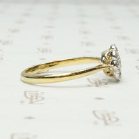 The Love Antique Diamond Flower Ring