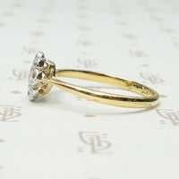 The Love Antique Diamond Flower Ring