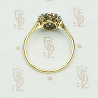 Edwardian Double Diamond HaloRing