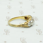Victorian Dream Ring with Pearls & Diamonds