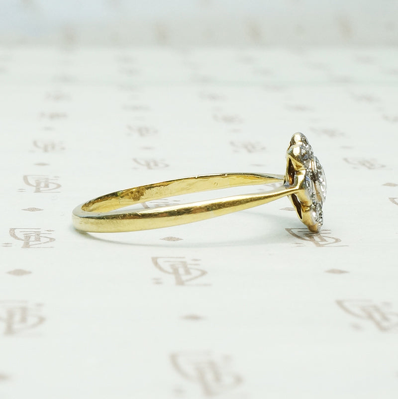 The Deluxe Diamond Daisy Halo Ring