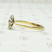 The Deluxe Diamond Daisy Halo Ring