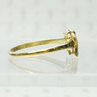 The Sweetes Art Deco Diamond and Sapphire Ring