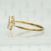 On Point Square OMC Diamond Cobblestone Ring