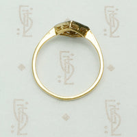 On Point Square OMC Diamond Cobblestone Ring