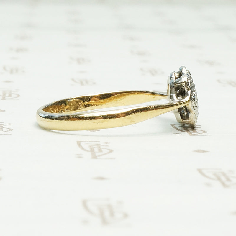 Star Flower A Vintage Diamond Ring