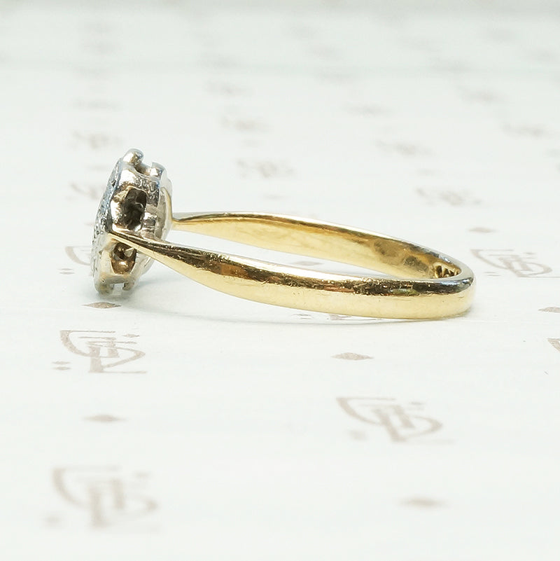 Star Flower A Vintage Diamond Ring
