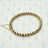 Twisted 18k Gold Edwardian Bangle
