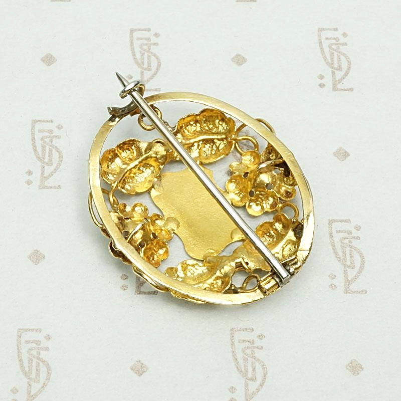 Forget Me Not Brooch in Harrods of London Box