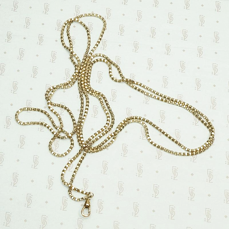 Sparkly "Coin" Link Victorian Guard Chain