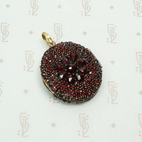 Superb Garnet Encrusted Victorian Locket