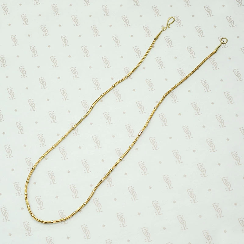 Woven Chain with Yellow & Rose Gold Appointments
