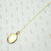 Elevated Victorian Horseshoe Locket, back view